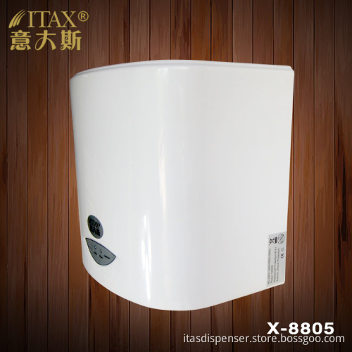 ITAX X-8805A ABS plastic wall-mounted 8-9S drying time toilet home hotel Automatic Hand Dryer